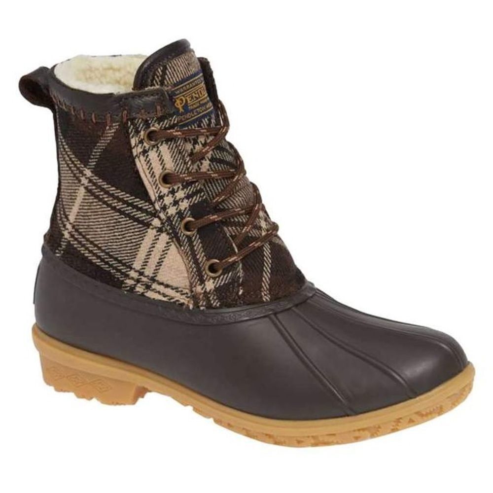 Pendleton Plaid Duck Boots